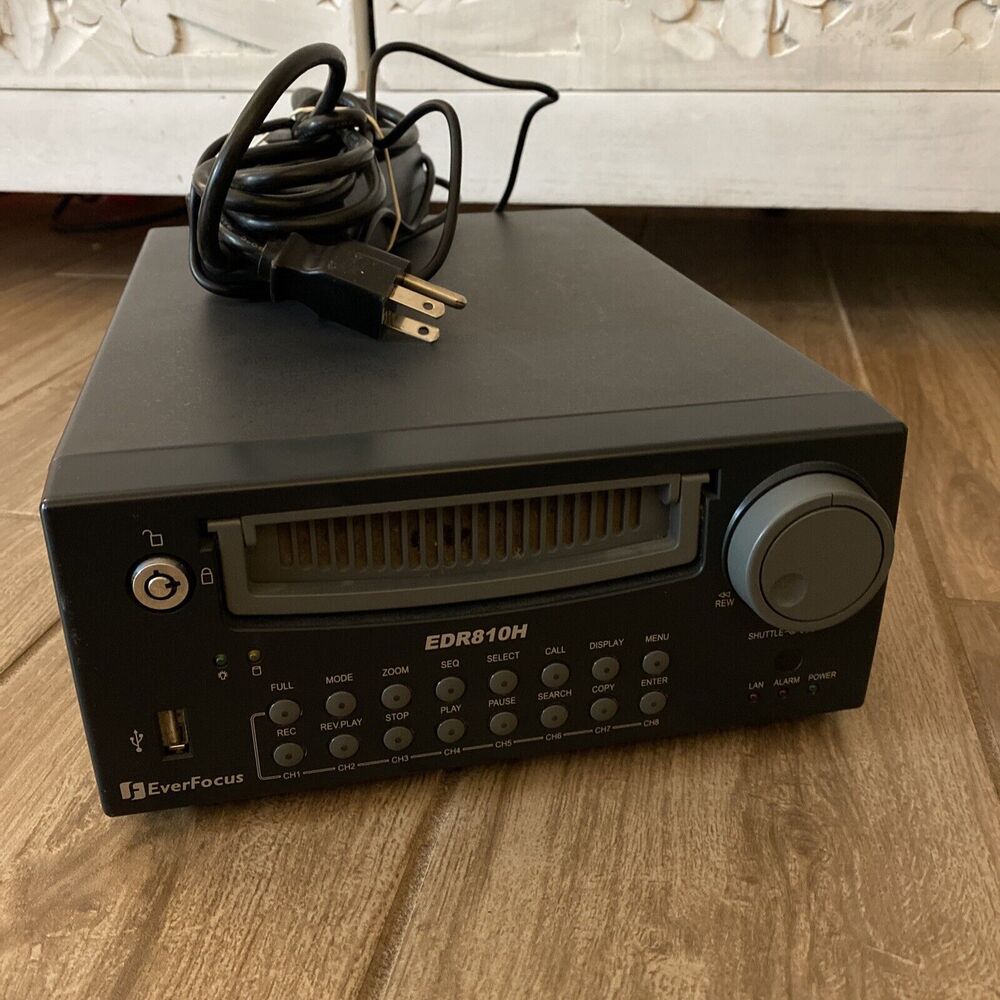 EVERFOCUS EDR810H 8 CHANNEL MPEG4 DIGITAL VIDEO RECORDER
